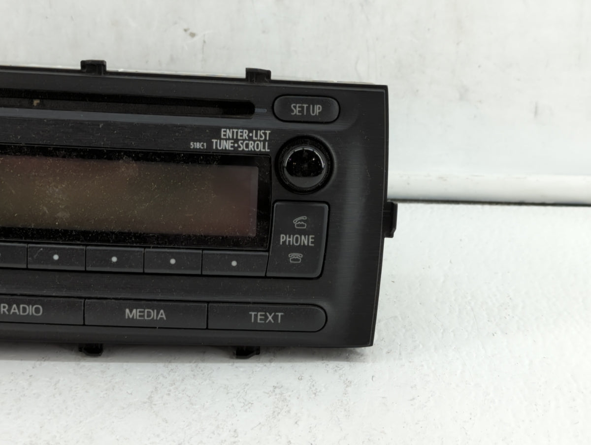 2012-2014 Toyota Prius C Am Fm Cd Player Radio Receiver 382381 - Oemusedautoparts1.com
