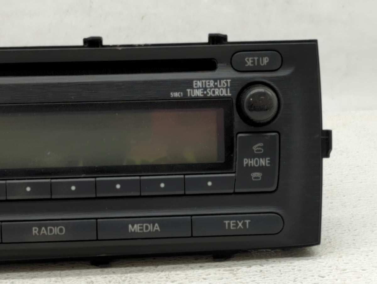 2012-2014 Toyota Prius C Am Fm Cd Player Radio Receiver 406725 - Oemusedautoparts1.com