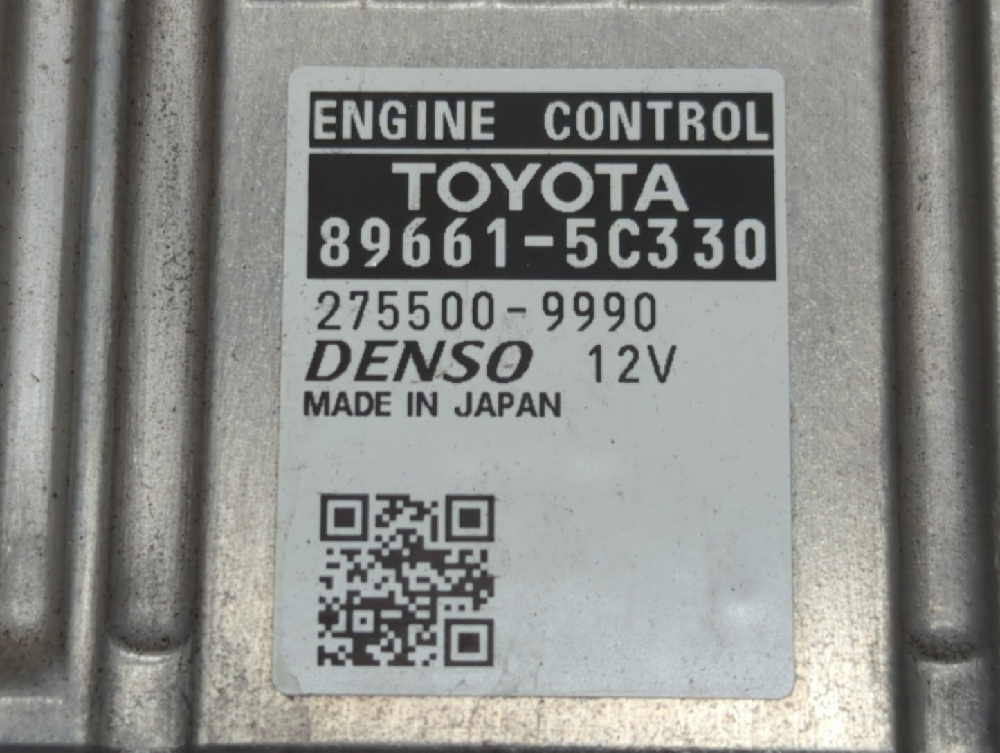 2014 Toyota Prius C PCM Engine Control Computer ECU ECM PCU OEM P/N:89661-5C330 Fits OEM Used Auto Parts - Oemusedautoparts1