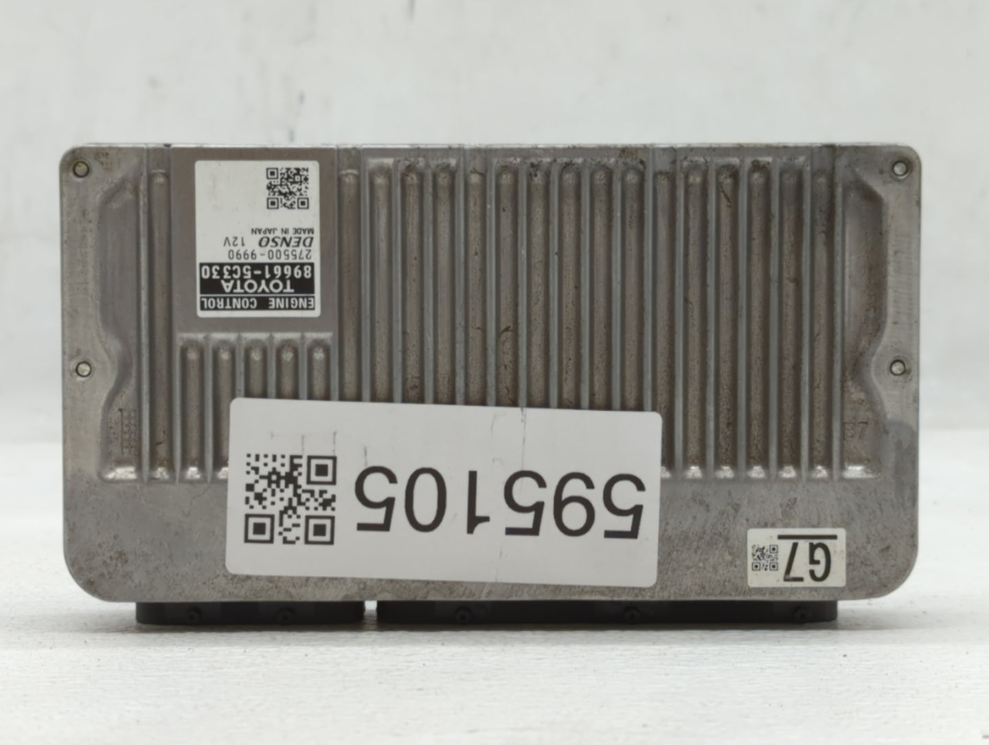 2014 Toyota Prius C PCM Engine Control Computer ECU ECM PCU OEM P/N:89661-5C330 Fits OEM Used Auto Parts - Oemusedautoparts1