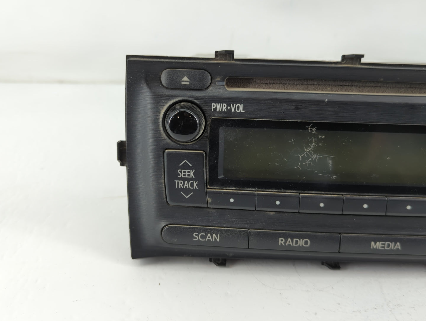 2012-2014 Toyota Prius C Radio AM FM Cd Player Receiver Replacement P/N:86120-52D10 Fits Fits 2012 2013 2014 OEM Used Auto P