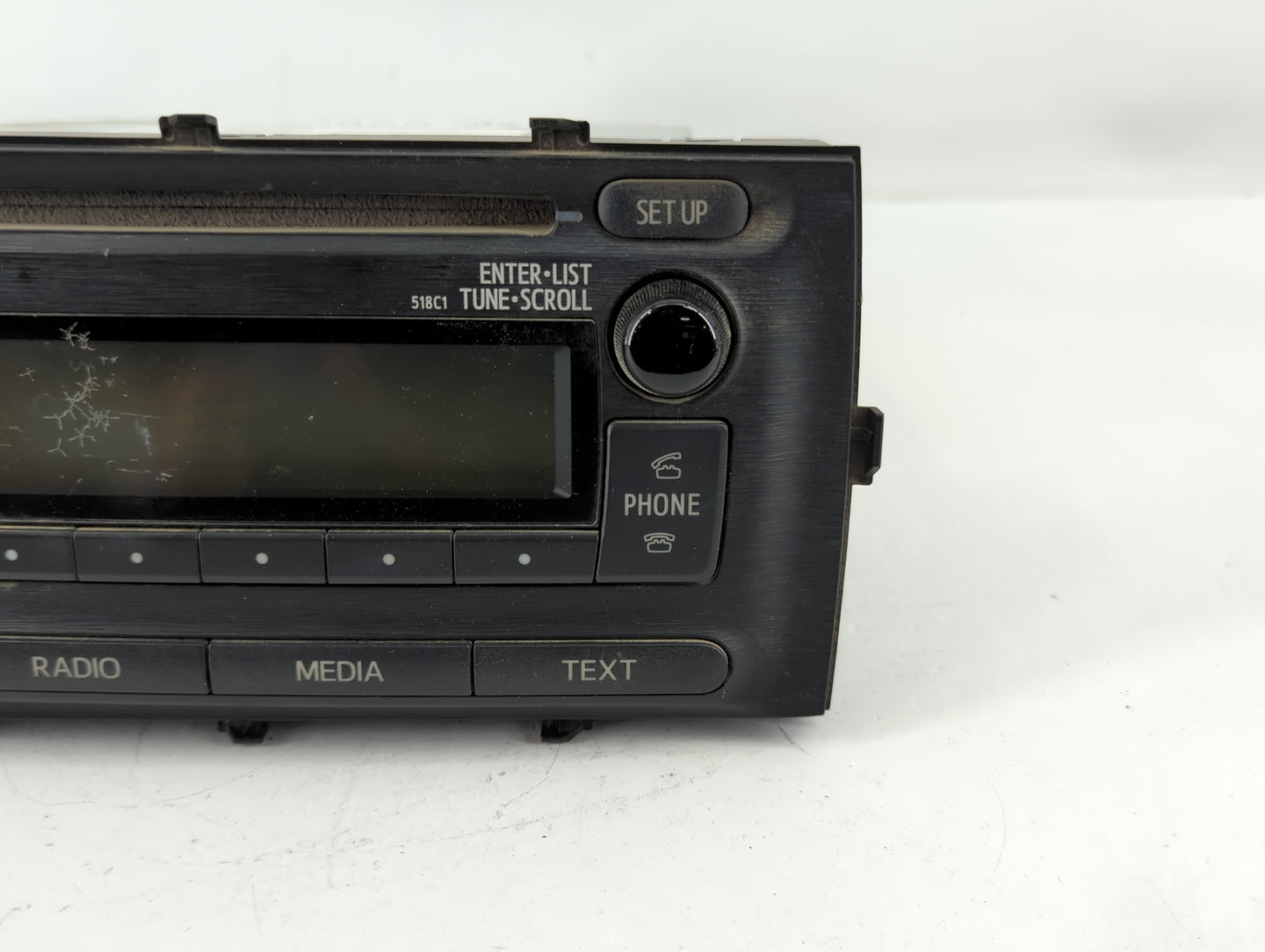 2012-2014 Toyota Prius C Radio AM FM Cd Player Receiver Replacement P/N:86120-52D10 Fits Fits 2012 2013 2014 OEM Used Auto P