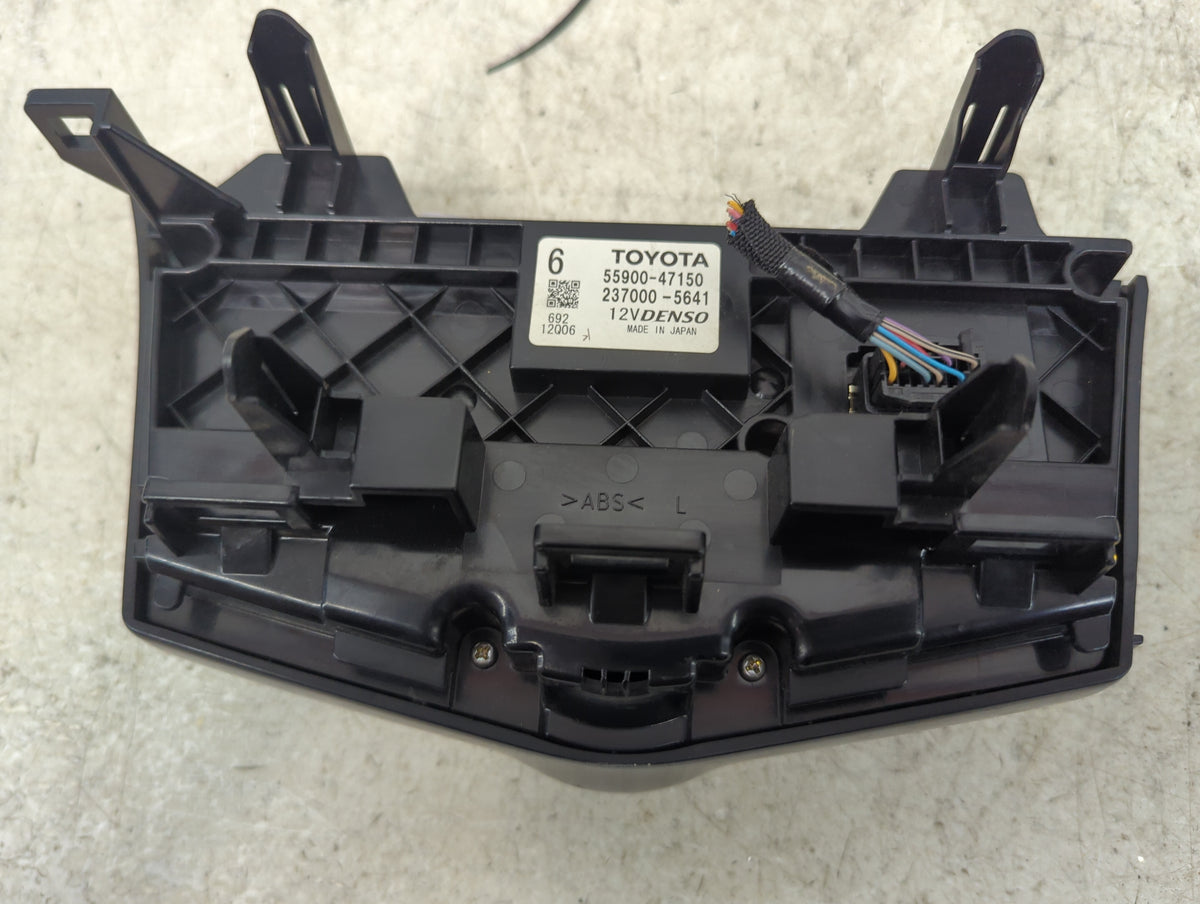 2014 Toyota Prius V Climate Control Module Temperature AC/Heater Replacement P/N:55900-47150 237000-5641 Fits OEM Used Auto 