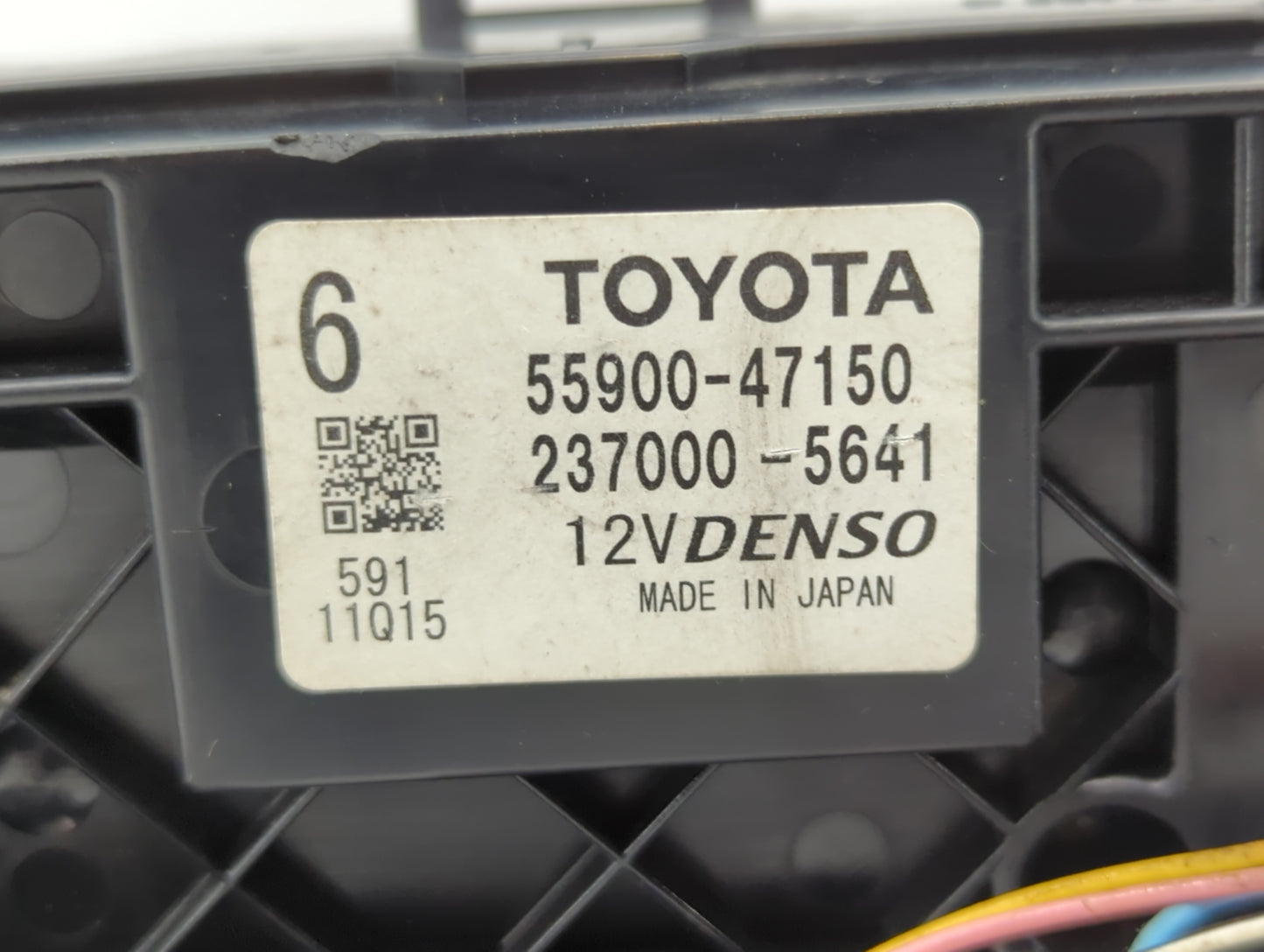 2014 Toyota Prius V Climate Control Module Temperature AC/Heater Replacement P/N:55900-47150 Fits OEM Used Auto Parts - Oemu