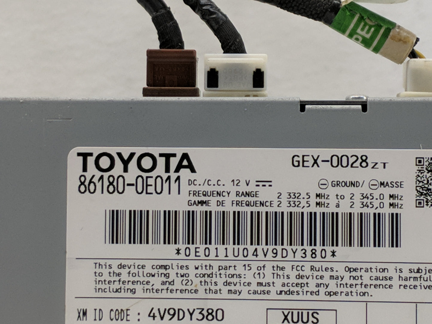 2014 Toyota Rav4 Radio AM FM Cd Player Receiver Replacement P/N:86180-0E011 Fits OEM Used Auto Parts - Oemusedautoparts1.com