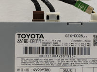 2014 Toyota Rav4 Radio AM FM Cd Player Receiver Replacement P/N:86180-0E011 Fits OEM Used Auto Parts - Oemusedautoparts1.com
