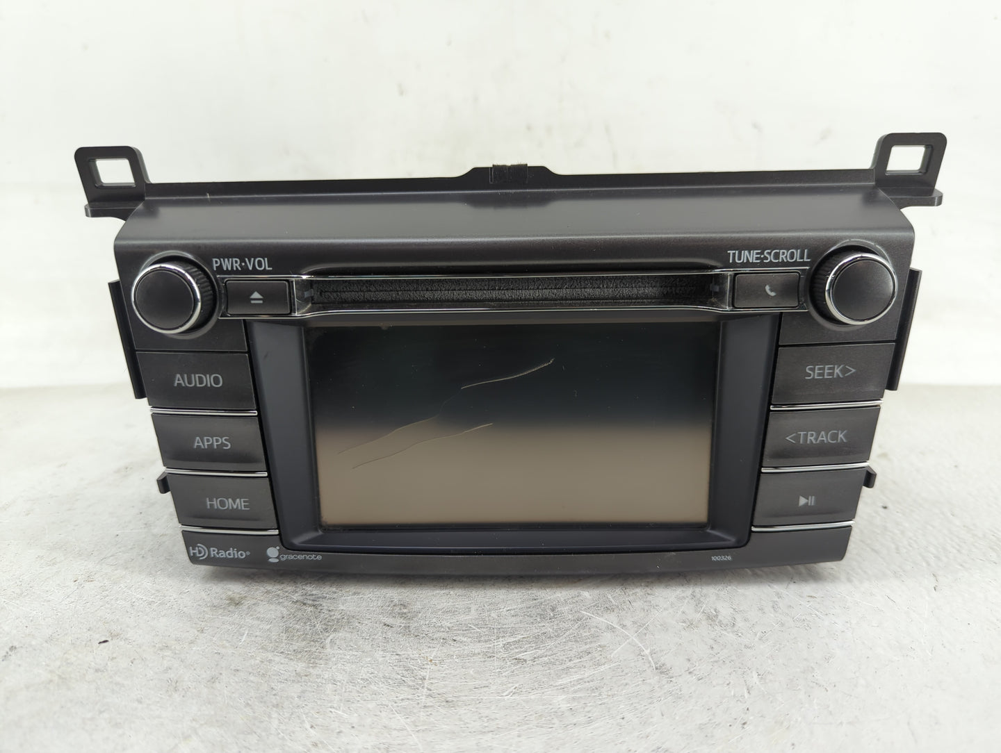 2014-2015 Toyota Rav4 Radio AM FM Cd Player Receiver Replacement P/N:86140-0R100 Fits Fits 2014 2015 OEM Used Auto Parts - O