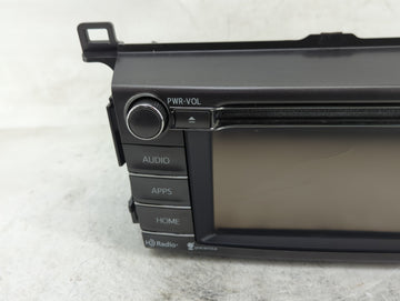 2014-2015 Toyota Rav4 Radio AM FM Cd Player Receiver Replacement P/N:86140-0R100 Fits Fits 2014 2015 OEM Used Auto Parts