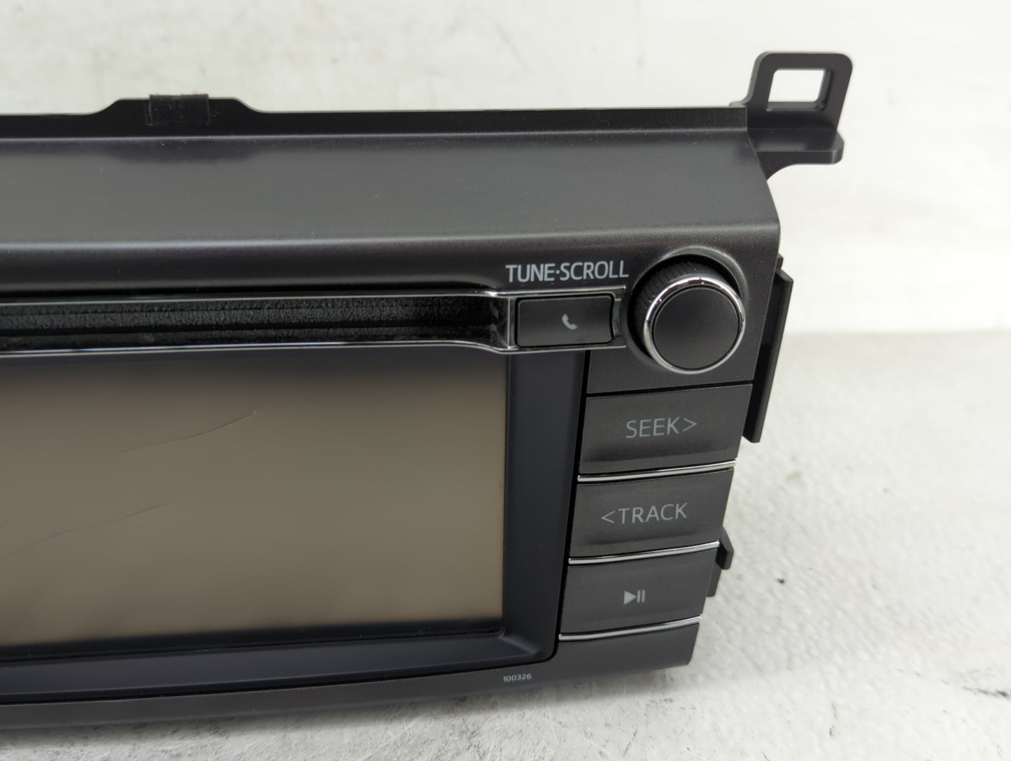 2014-2015 Toyota Rav4 Radio AM FM Cd Player Receiver Replacement P/N:86140-0R100 Fits Fits 2014 2015 OEM Used Auto Parts - O