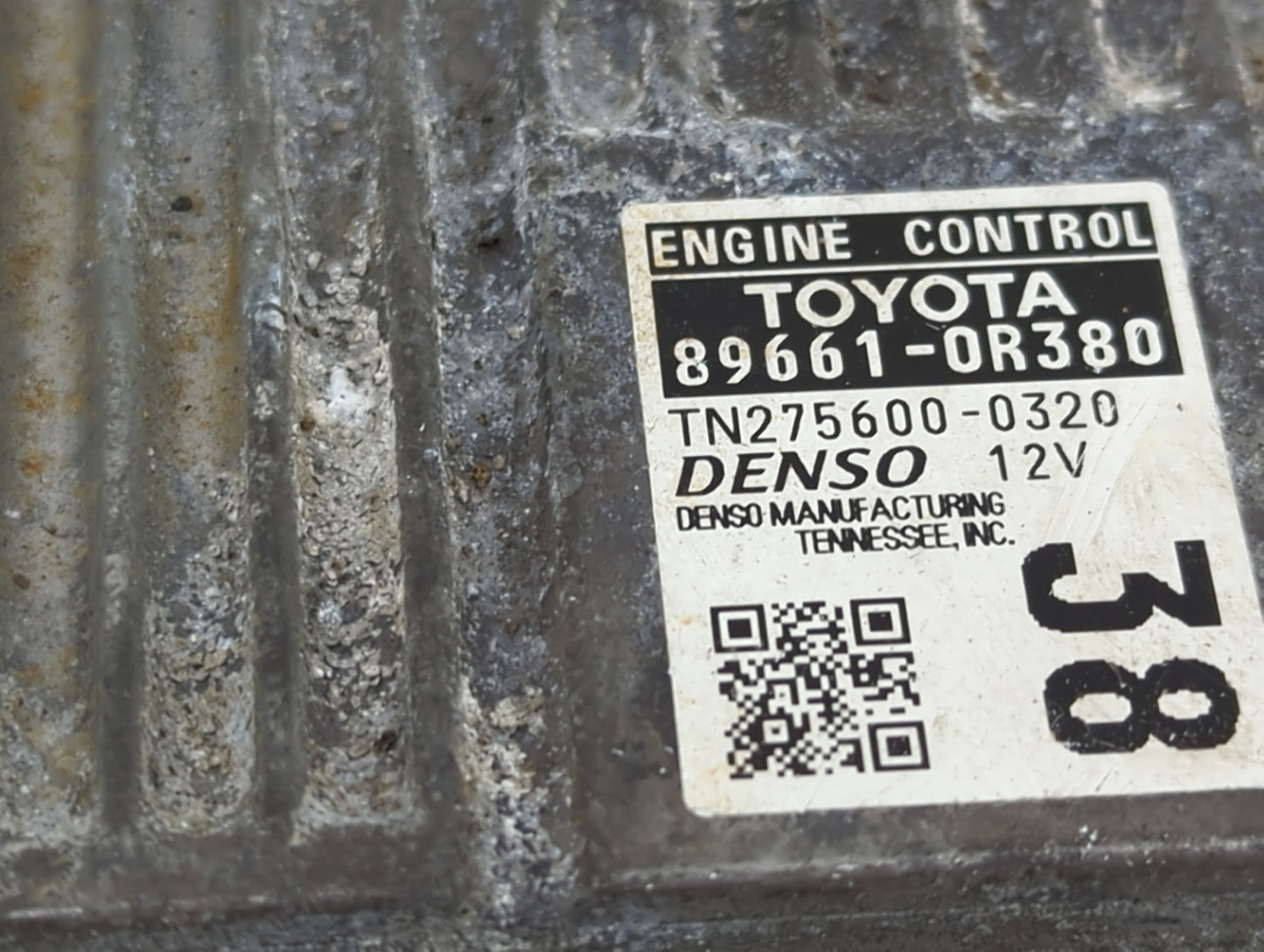 2014 Toyota Rav4 PCM Engine Control Computer ECU ECM PCU OEM P/N:89661-0R380 TN275600-0320 Fits OEM Used Auto Parts - Oemuse