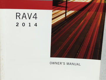 2014 Toyota Rav4 Owners Manual Book Guide P/N:01999-42A04 OM42A04U OEM Used Auto Parts