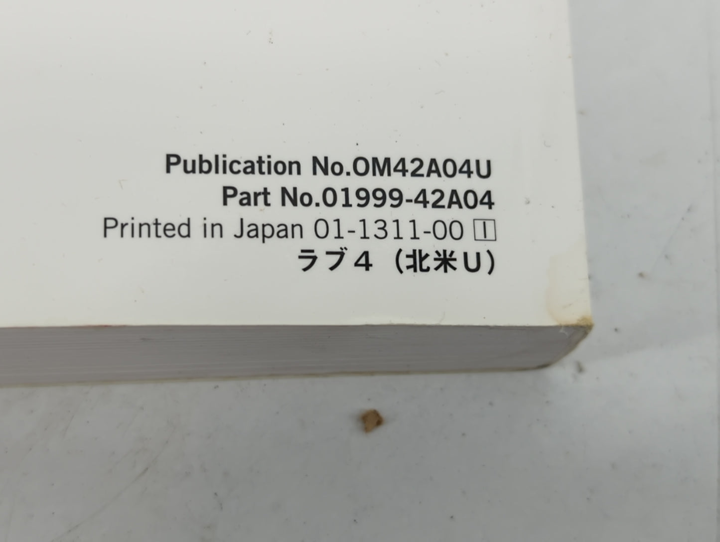 2014 Toyota Rav4 Owners Manual Book Guide P/N:01999-42A04 OM42A04U OEM Used Auto Parts - Oemusedautoparts1.com