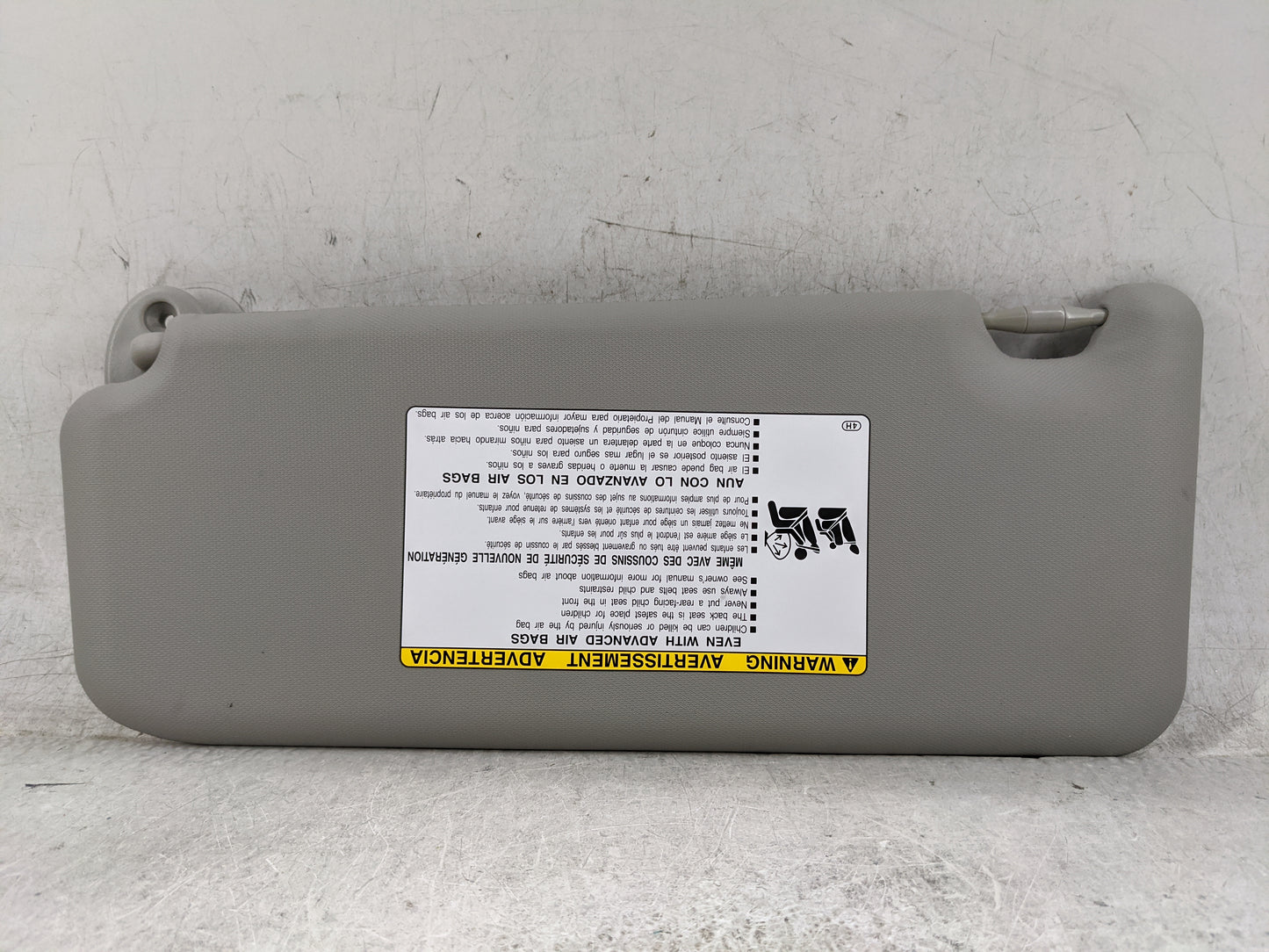 2014 Toyota Rav4 Sun Visor Shade Replacement Passenger Right Mirror Fits OEM Used Auto Parts - Oemusedautoparts1.com