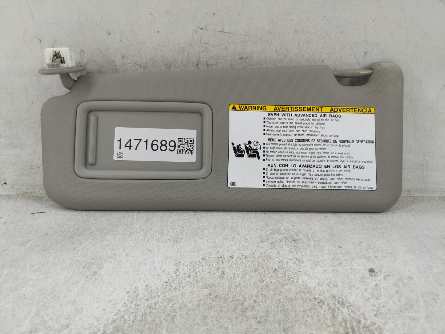 2013-2018 Toyota Rav4 Sun Visor Shade Replacement Driver Left Mirror Fits Fits 2013 2014 2015 2016 2017 2018 OEM Used Auto P