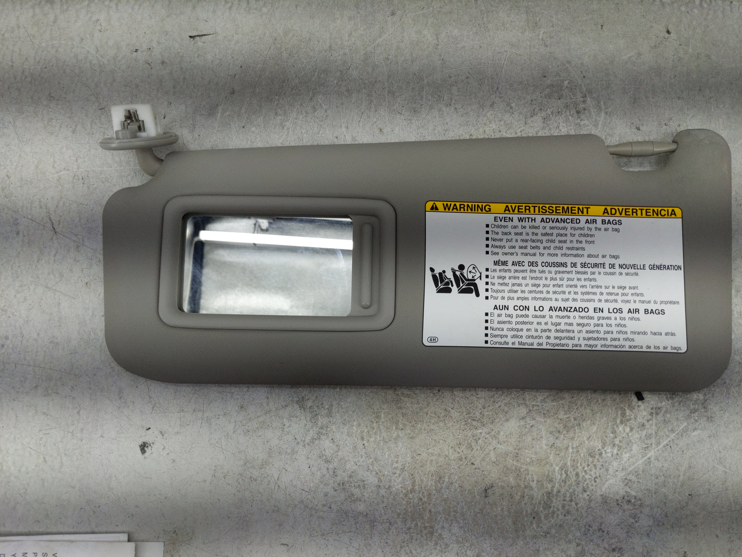 2013-2018 Toyota Rav4 Sun Visor Shade Replacement Driver Left Mirror Fits Fits 2013 2014 2015 2016 2017 2018 OEM Used Auto P