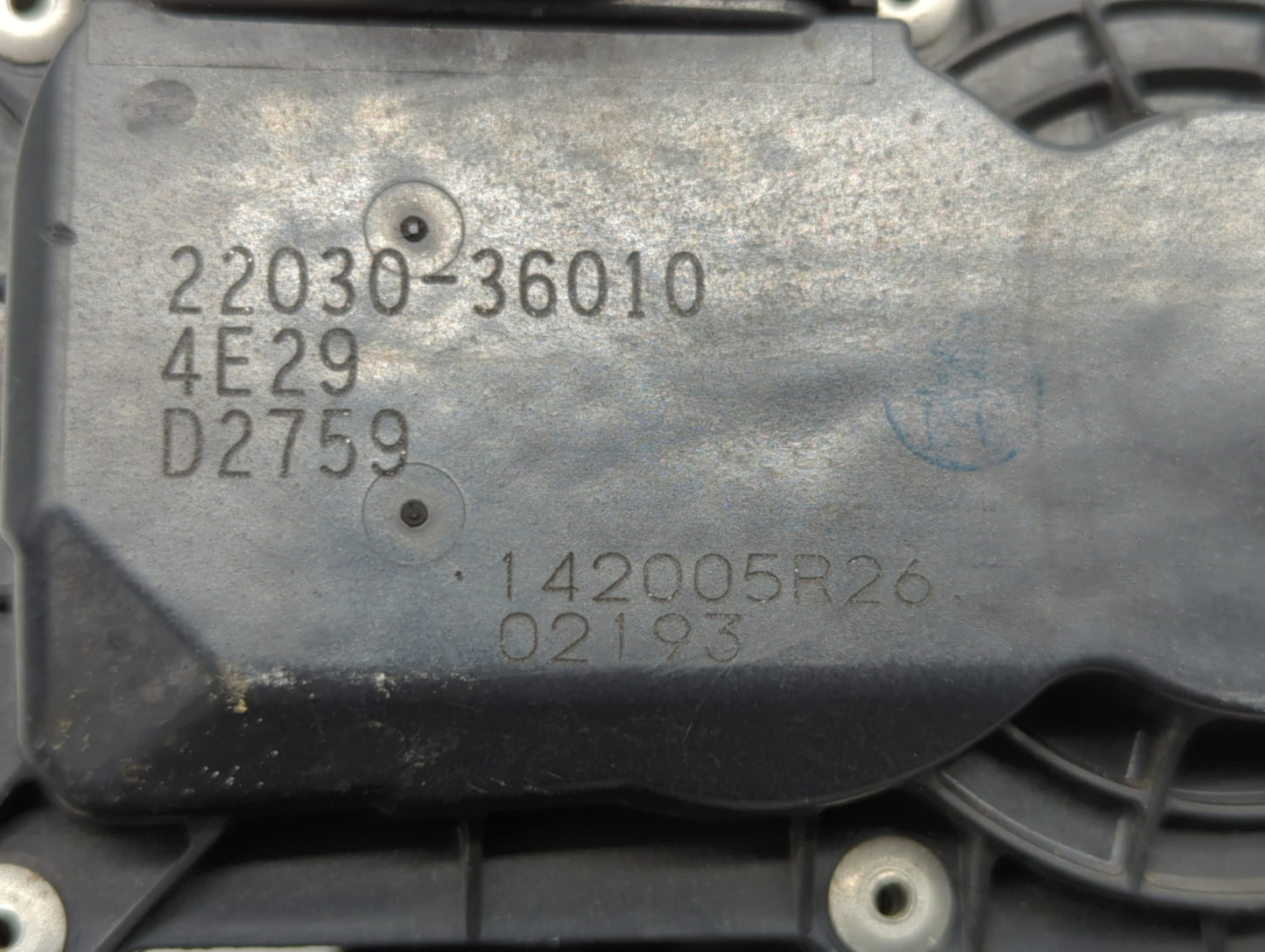 2009-2018 Toyota Rav4 Throttle Body P/N:22030-36010 22030-0V010 Fits Fits 2009 2010 2011 2012 2013 2014 2015 2016 2017 2018 