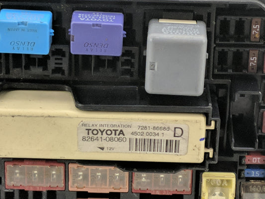 2011-2016 Toyota Sienna Fusebox Fuse Box Panel Relay Module P/N:82641-08060 Fits Fits 2011 2012 2013 2014 2015 2016 OEM Used Auto Parts