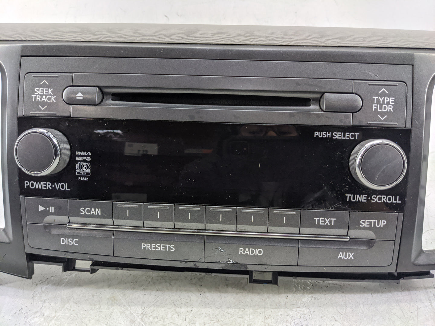 2011-2014 Toyota Sienna Radio AM FM Cd Player Receiver Replacement P/N:86120-08270 Fits Fits 2011 2012 2013 2014 OEM Used Au