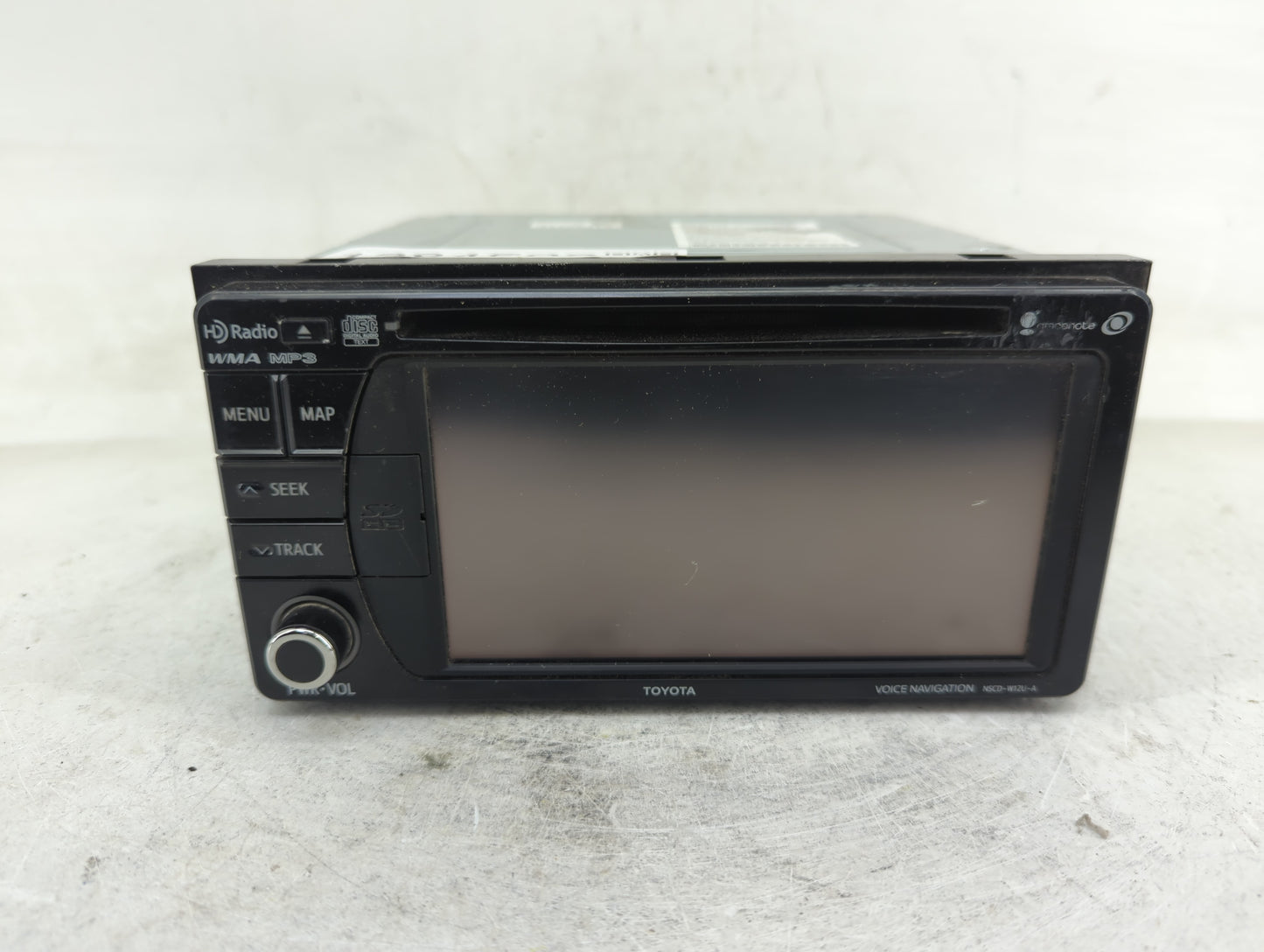 2013-2014 Toyota Sienna Radio AM FM Cd Player Receiver Replacement P/N:86120-YY111 Fits Fits 2013 2014 OEM Used Auto Parts -