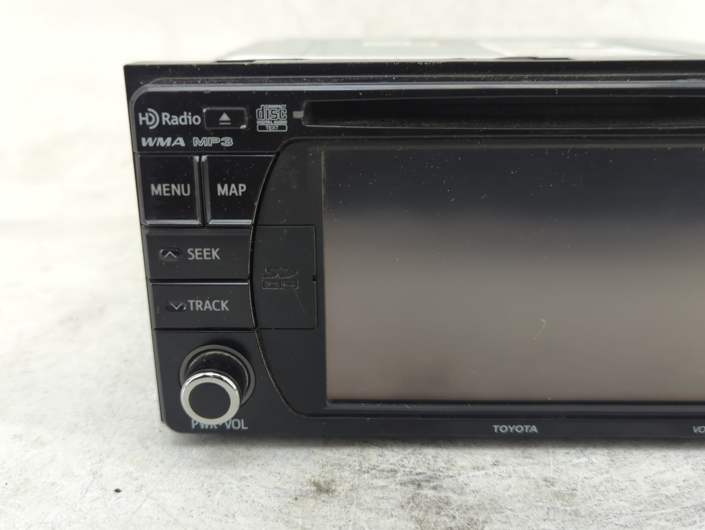 2013-2014 Toyota Sienna Radio AM FM Cd Player Receiver Replacement P/N:86120-YY111 Fits Fits 2013 2014 OEM Used Auto Parts -