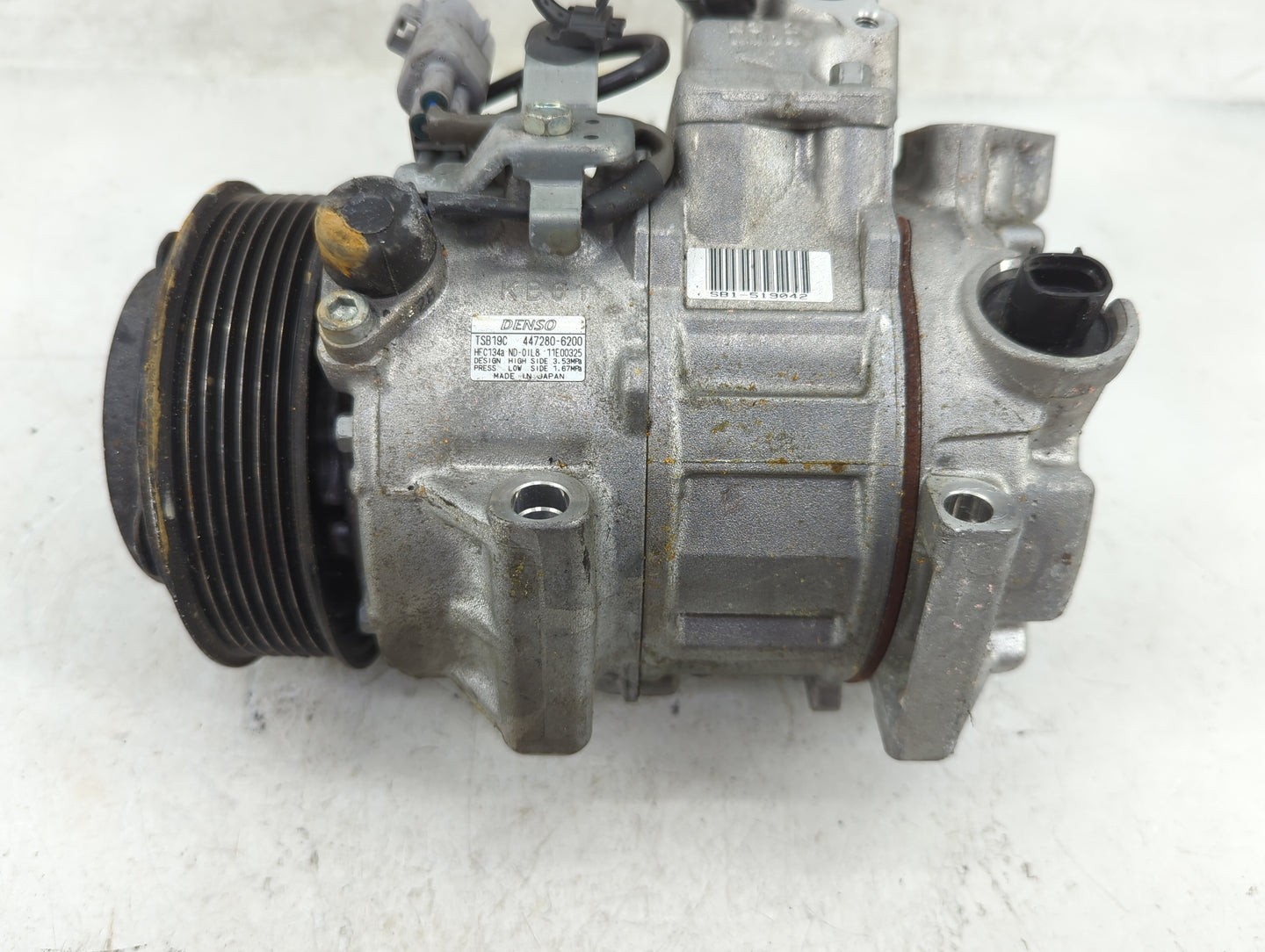 2011-2014 Toyota Sienna Air Conditioning A/c Ac Compressor Oem 1396968 - Oemusedautoparts1.com