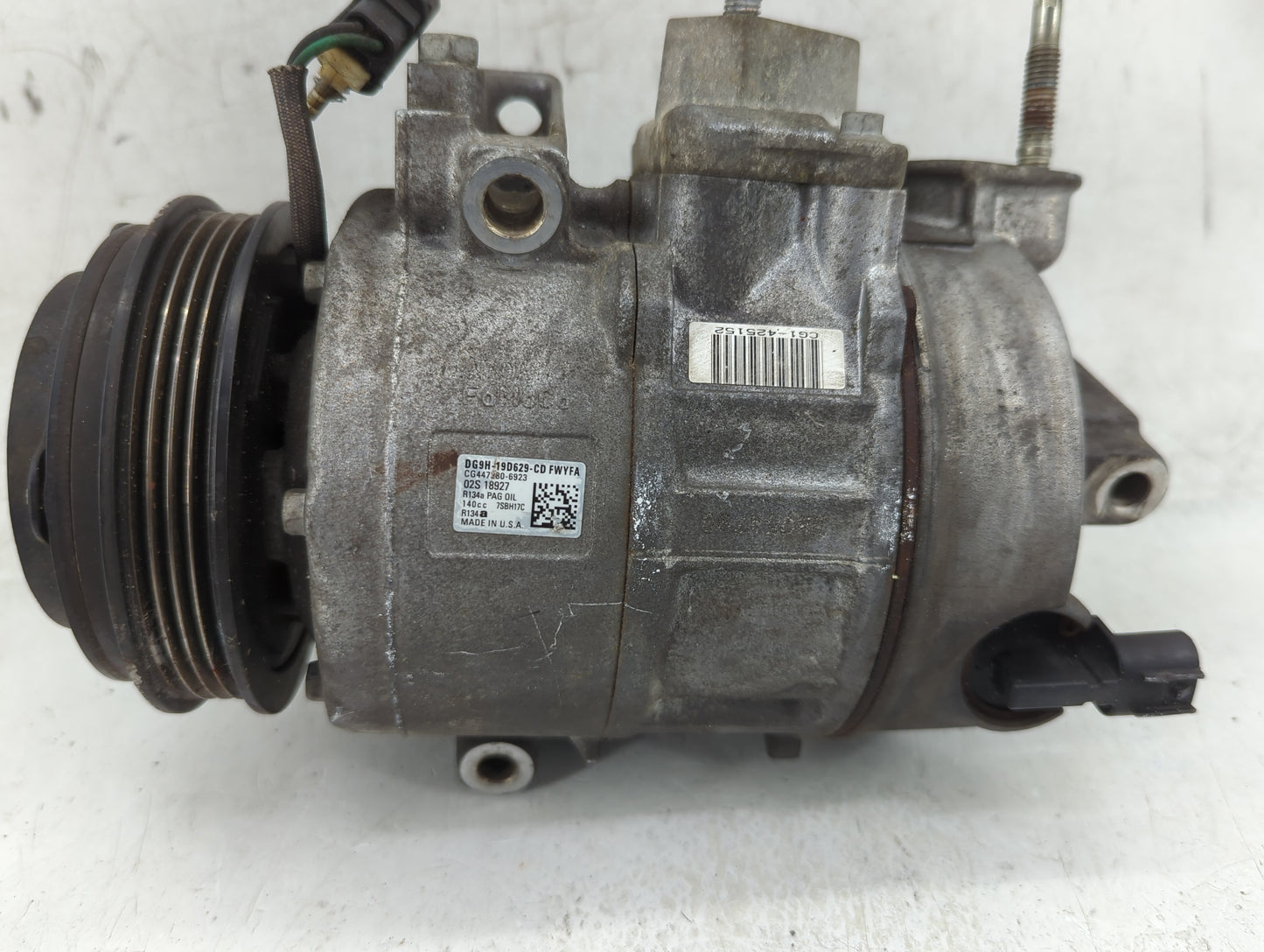 2011-2014 Toyota Sienna Air Conditioning A/c Ac Compressor Oem - Oemusedautoparts1.com