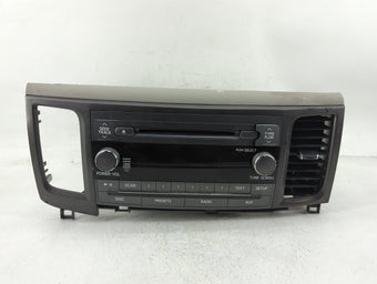 compare product 2011-2014 Toyota Sienna Radio AM FM Cd Player Receiver Replacement P/N:86120-08270 Fits Fits 2011 2012 2013 2014 OEM Used Auto Parts