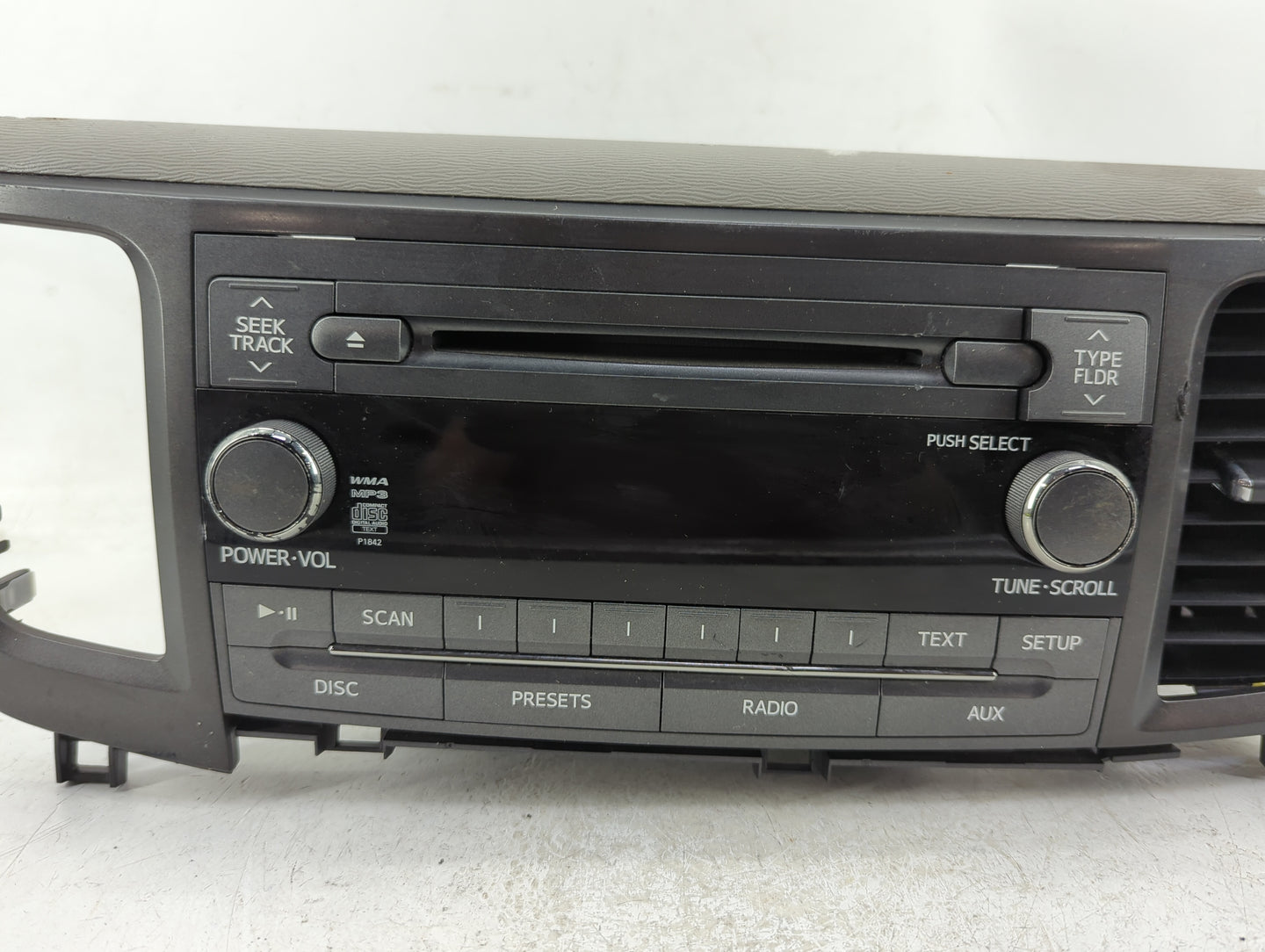 2011-2014 Toyota Sienna Radio AM FM Cd Player Receiver Replacement P/N:86120-08270 Fits Fits 2011 2012 2013 2014 OEM Used Au