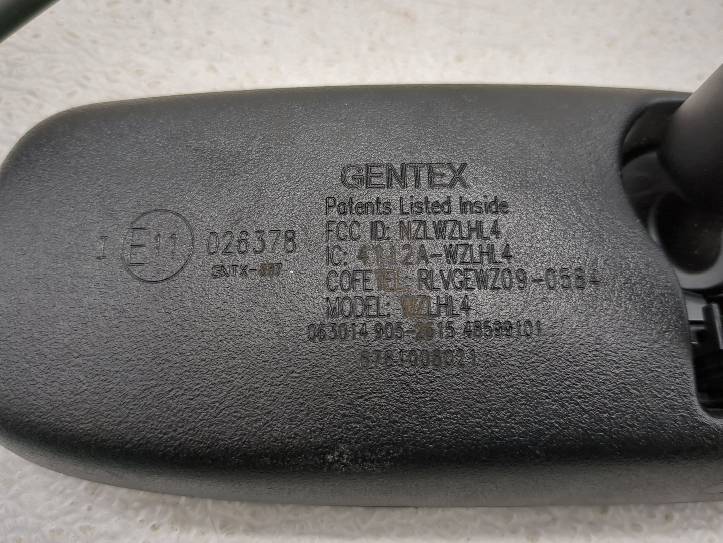 2011-2017 Toyota Sienna Interior Rear View Mirror Replacement OEM P/N:4112A-WZLHL4 Fits OEM Used Auto Parts - Oemusedautopar