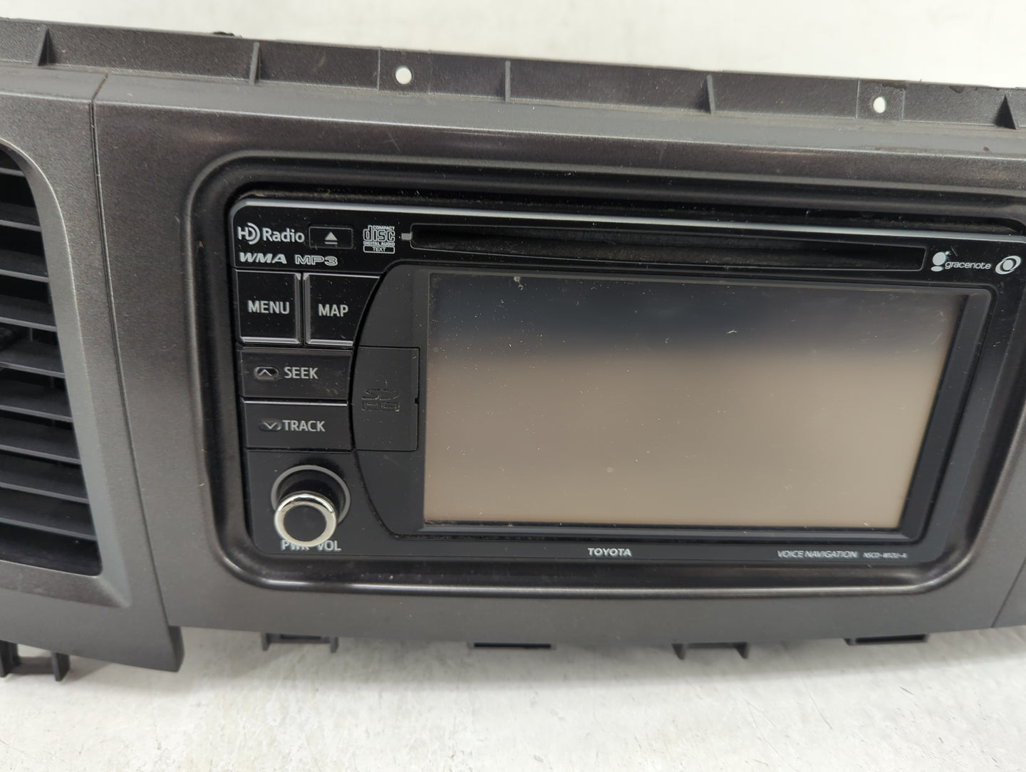 2013-2014 Toyota Sienna Radio AM FM Cd Player Receiver Replacement P/N:86120-YY111 Fits Fits 2013 2014 OEM Used Auto Parts -