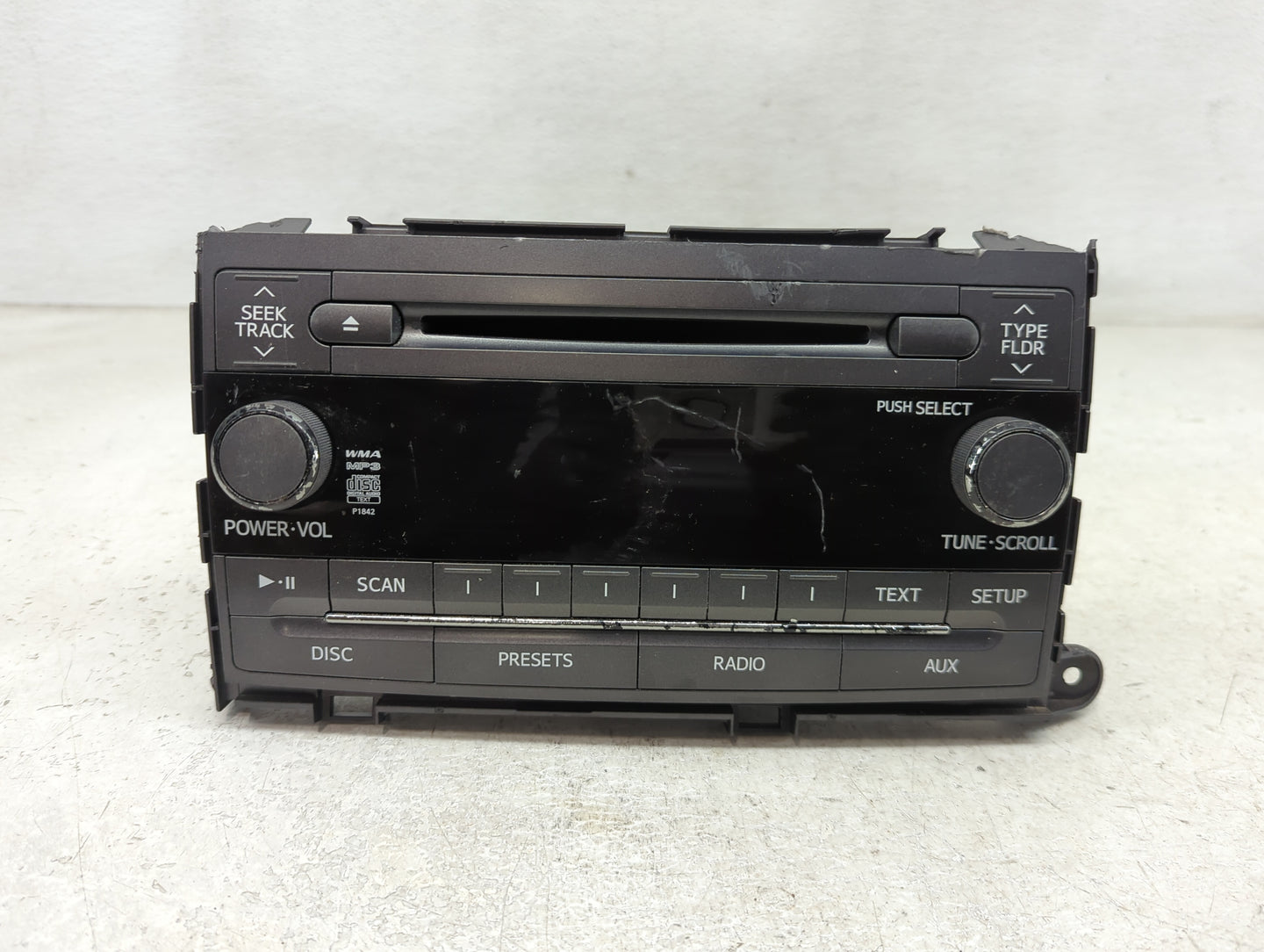 2011-2014 Toyota Sienna Radio AM FM Cd Player Receiver Replacement P/N:86120-08270 Fits Fits 2011 2012 2013 2014 OEM Used Au