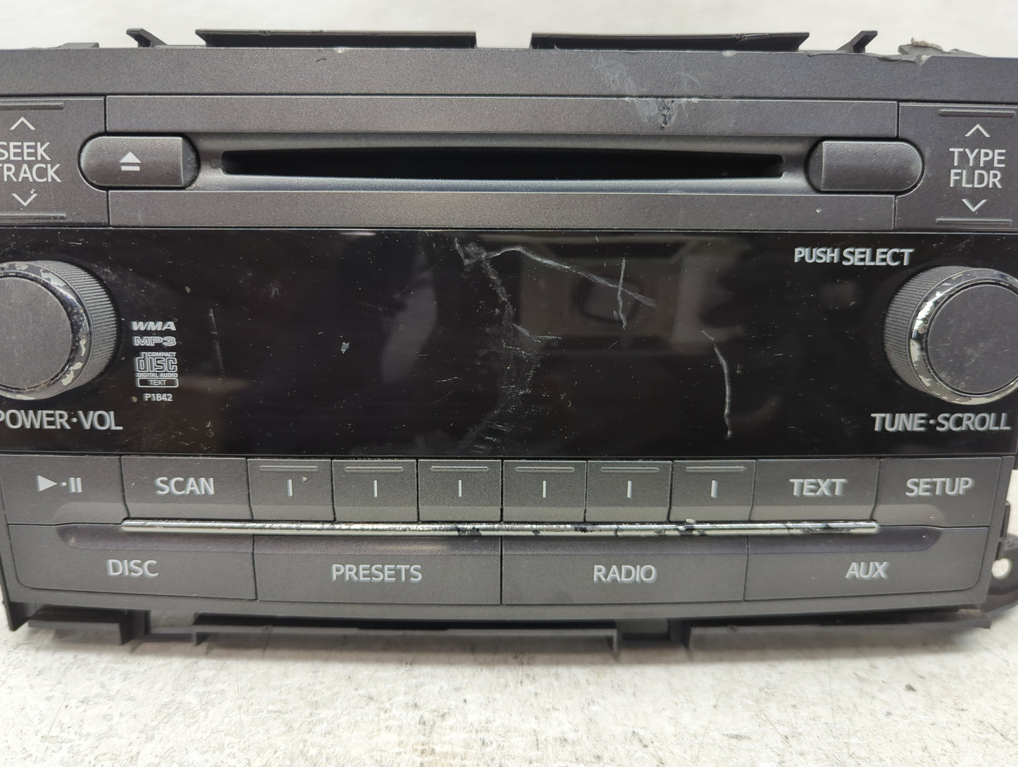 2011-2014 Toyota Sienna Radio AM FM Cd Player Receiver Replacement P/N:86120-08270 Fits Fits 2011 2012 2013 2014 OEM Used Au