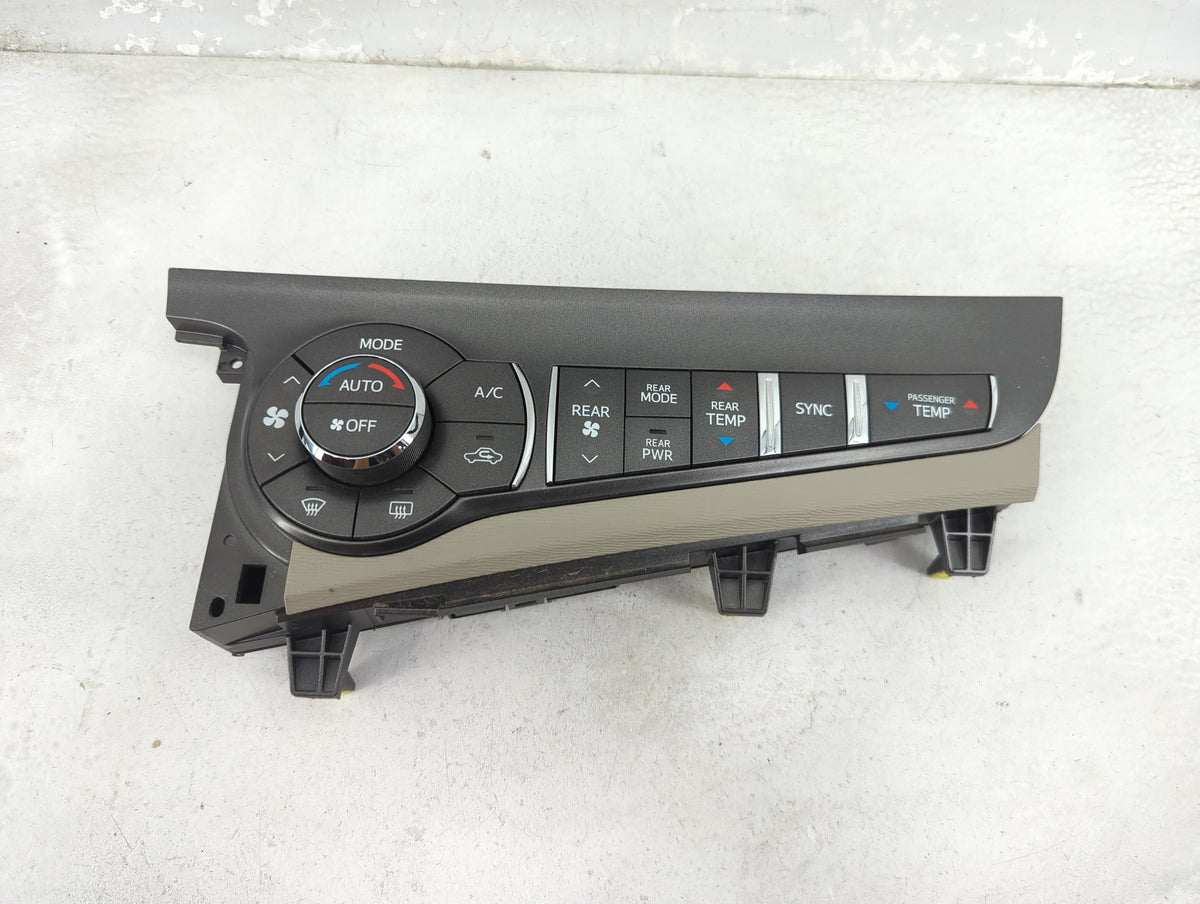 2011-2014 Toyota Sienna Climate Control Module Temperature AC/Heater Replacement Fits Fits 2011 2012 2013 2014 OEM Used Auto