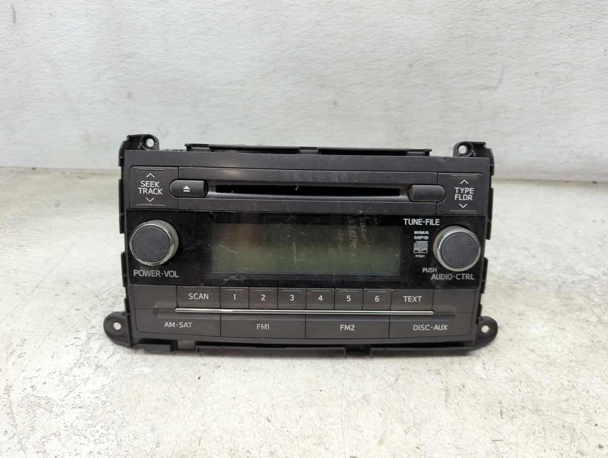2011-2014 Toyota Sienna Radio AM FM Cd Player Receiver Replacement P/N:86120-08230 DEH-M8697 Fits Fits 2011 2012 2013 2014 O