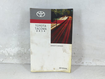compare product 2014 Toyota Tacoma Owners Manual Book Guide P/N:01999-35A38 OEM Used Auto Parts