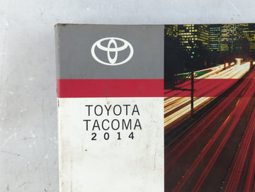2014 Toyota Tacoma Owners Manual Book Guide P/N:01999-35A38 OEM Used Auto Parts