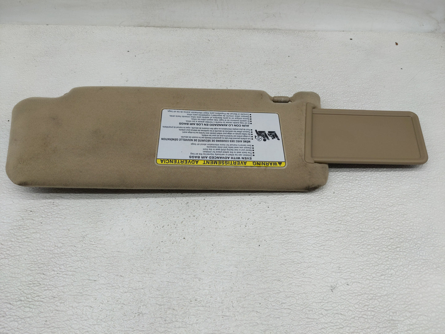 2012-2015 Toyota Tacoma Sun Visor Shade Replacement Passenger Right Mirror Fits Fits 2012 2013 2014 2015 OEM Used Auto Parts