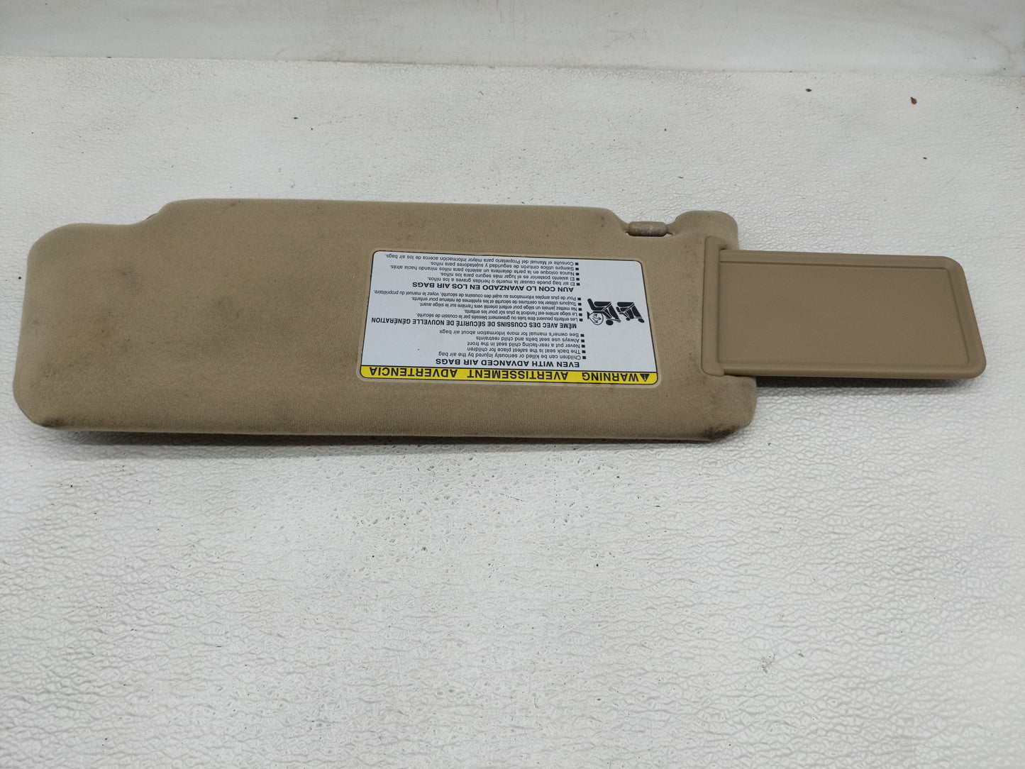 2012-2015 Toyota Tacoma Sun Visor Shade Replacement Passenger Right Mirror Fits Fits 2012 2013 2014 2015 OEM Used Auto Parts