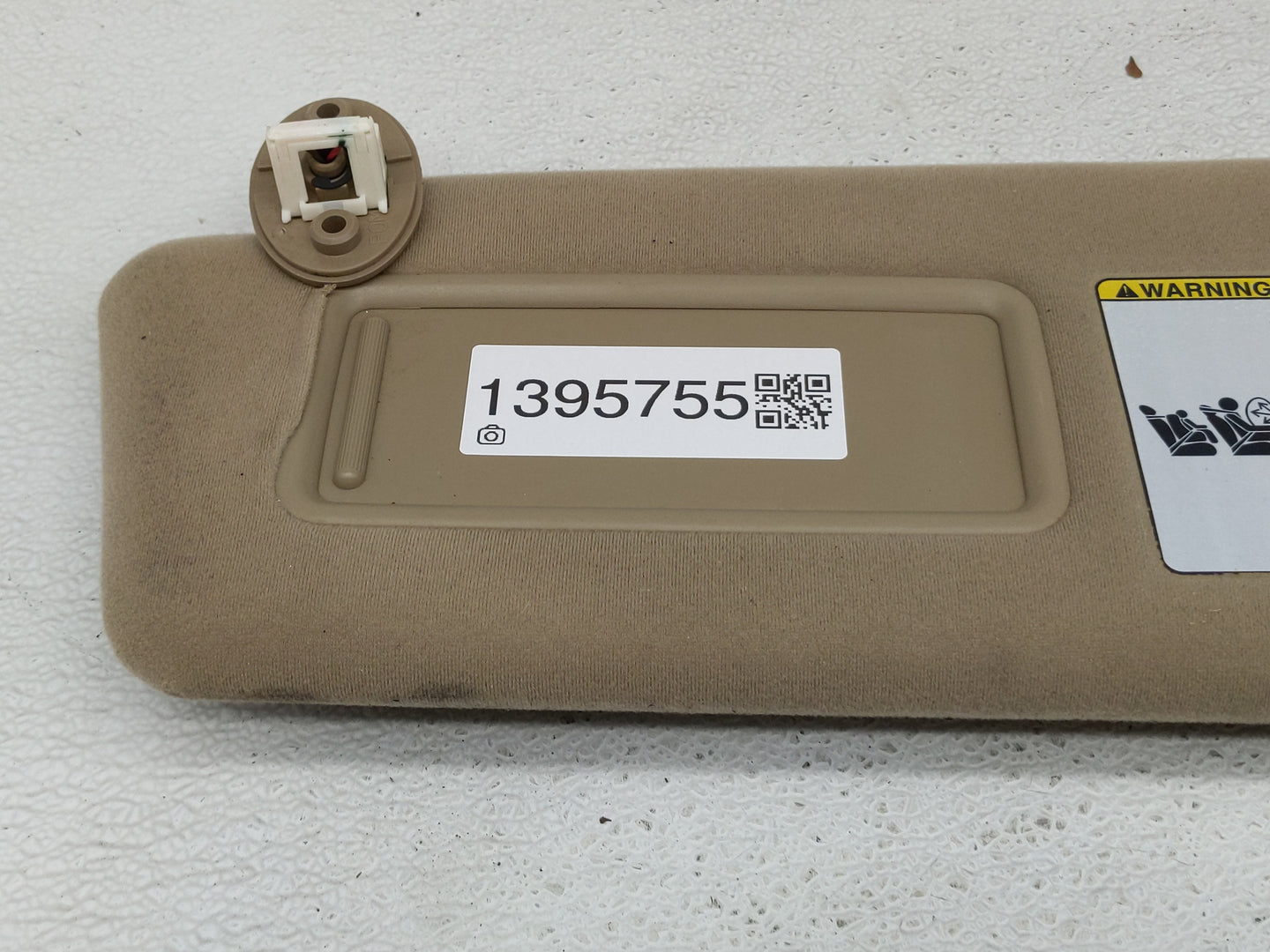 2012-2015 Toyota Tacoma Sun Visor Shade Replacement Driver Left Mirror Fits Fits 2012 2013 2014 2015 OEM Used Auto Parts - O