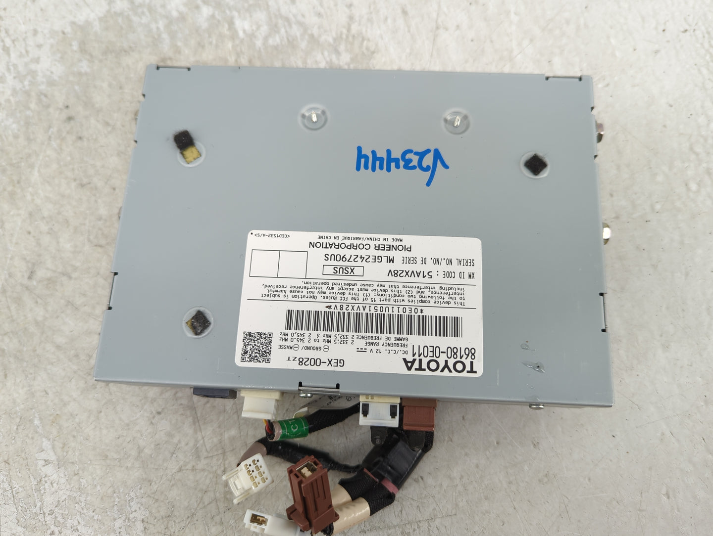 2014-2019 Toyota Tacoma Radio AM FM Cd Player Receiver Replacement P/N:86180-0E011 Fits OEM Used Auto Parts - Oemusedautopar