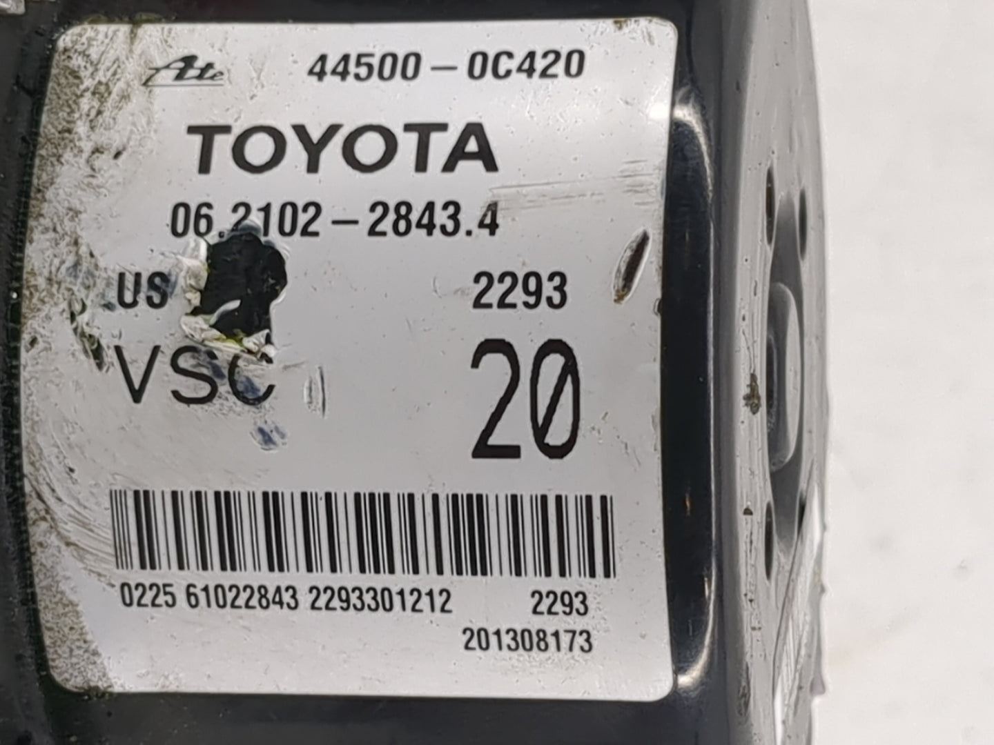 2014-2015 Toyota Tundra ABS Pump Control Module Replacement P/N:44500-0C420 Fits Fits 2014 2015 OEM Used Auto Parts - Oemuse