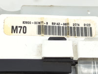 2014 Toyota Tundra Instrument Cluster Speedometer Gauges P/N:83800-0CM70 Fits OEM Used Auto Parts - Oemusedautoparts1.com