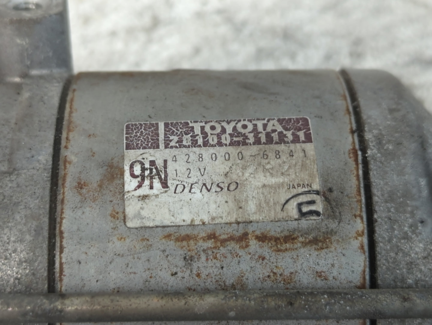 2011-2014 Toyota Tundra Car Starter Motor Solenoid OEM P/N:28100-31131 Fits OEM Used Auto Parts - Oemusedautoparts1.com