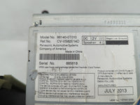 2013-2014 Toyota Venza Radio AM FM Cd Player Receiver Replacement P/N:68140-0T010 Fits Fits 2013 2014 OEM Used Auto Parts - 