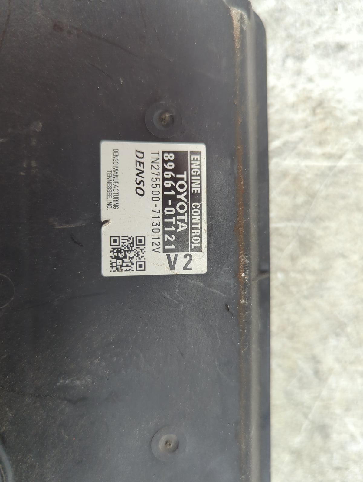 2013-2014 Toyota Venza PCM Engine Control Computer ECU ECM PCU OEM P/N:89661-0T121 TN275500-7130 Fits Fits 2013 2014 OEM Use