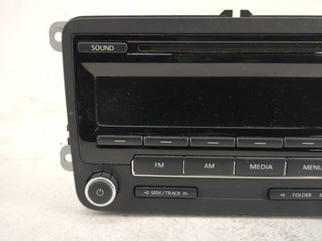 2012-2016 Volkswagen Beetle Radio AM FM Cd Player Receiver Replacement P/N:1K0 035 164 D Fits Fits 2011 2012 2013 2014 2015 2016 OEM Used Auto Parts