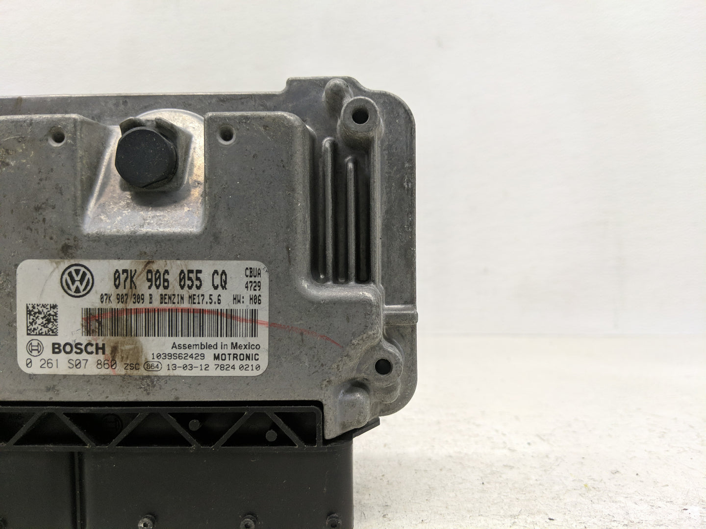 2012-2014 Volkswagen Beetle PCM Engine Control Computer ECU ECM PCU OEM P/N:07K 906 055 CQ Fits Fits 2012 2013 2014 OEM Used