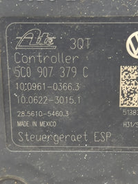 2014 Volkswagen Beetle ABS Pump Control Module Replacement P/N:5C0614517D 5C0907379C, 10.0961-0366.3, 10.0622-3015.1 Fits OE