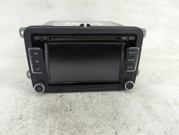 2012-2015 Volkswagen Beetle Radio AM FM Cd Player Receiver Replacement P/N:1K0035180AF 28427102 Fits OEM Used Auto Parts - O