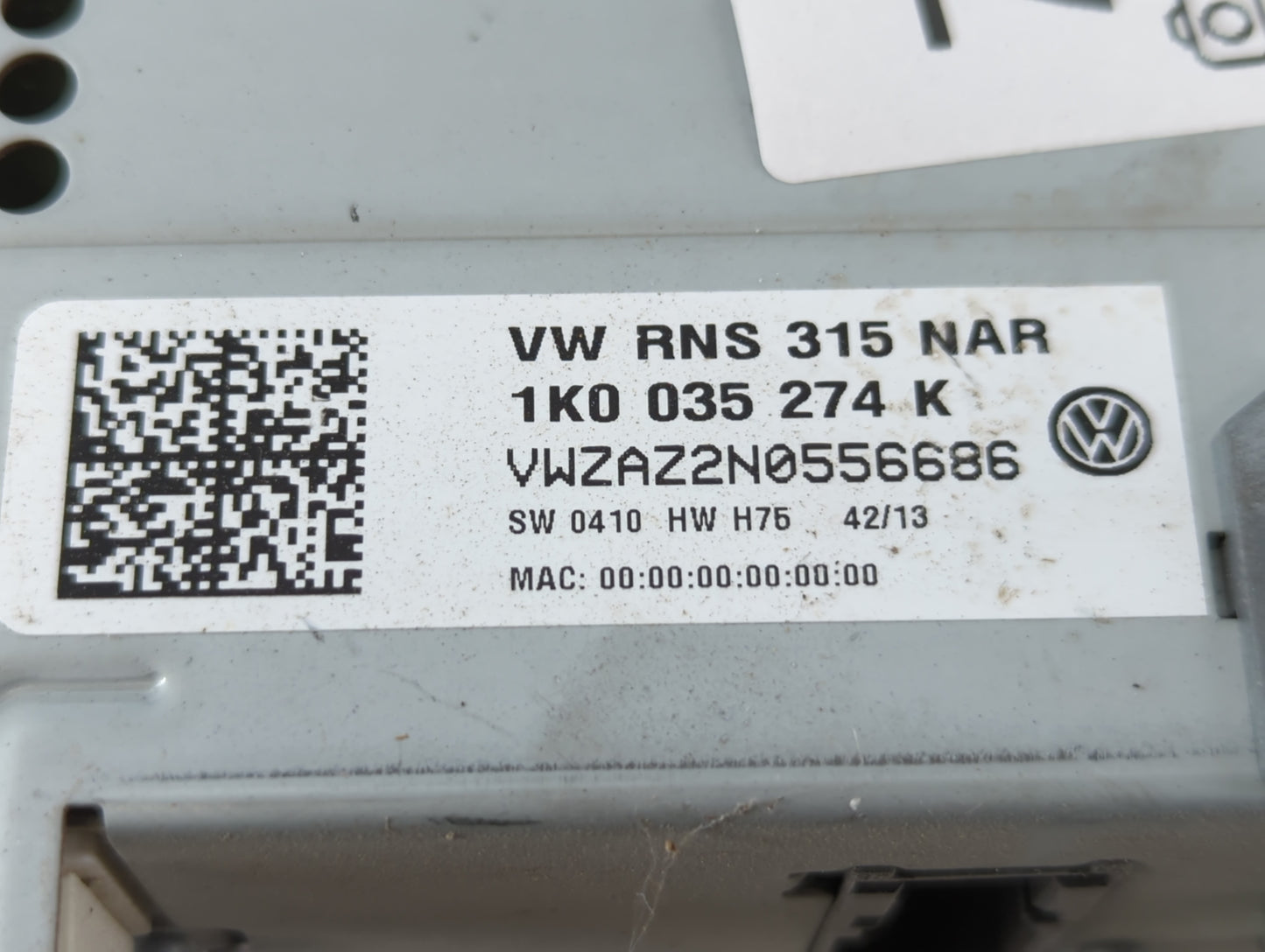 2013-2016 Volkswagen Beetle Am Fm Cd Player Radio Receiver - Oemusedautoparts1.com